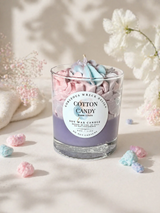 Gorgeous Wreck Design CANDLE-CottonCandy Chandelle dessert - Barbe à papa - Gorgeous Wreck Design vendu par Veille sur toi