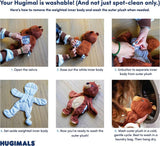 Hugimals HUG002SL Peluche lourde et apaisante - Sam le paresseux - Hugimals vendu par Veille sur toi