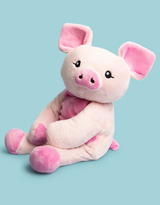 Hugimals HUG013PI Peluche lourde et apaisante - Harper le cochon - Hugimals vendu par Veille sur toi