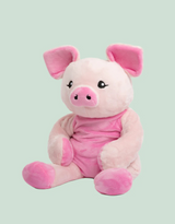 Hugimals HUG013PI Peluche lourde et apaisante - Harper le cochon - Hugimals vendu par Veille sur toi