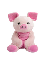 Hugimals HUG013PI Peluche lourde et apaisante - Harper le cochon - Hugimals vendu par Veille sur toi