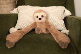 Hugimals HUG042SL-PB Peluche lestée enveloppante Hugaround - Sawyer le paresseux - Hugimals vendu par Veille sur toi