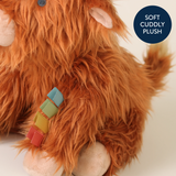 Itzy Ritzy 306701942 Peluche câline - Wyatt la vache Highland - Sweetie Snuggles™ - Itzy Ritzy vendu par Veille sur toi