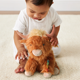 Itzy Ritzy 306701942 Peluche câline - Wyatt la vache Highland - Sweetie Snuggles™ - Itzy Ritzy vendu par Veille sur toi