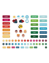 Janod J05466 Calendrier magnétique en français - Janod vendu par Veille sur toi
