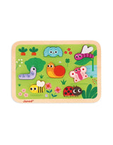 Janod J07120 Casse tête en bois chunky - Le jardin - 7 pièces - Janod vendu par Veille sur toi