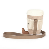 Jellycat A4COFBGN Sac à main peluche - Café Perkle amuseables - Jellycat vendu par Veille sur toi