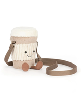 Jellycat A4COFBGN Sac à main peluche - Café Perkle amuseables - Jellycat vendu par Veille sur toi
