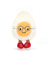 Jellycat A6BEG Peluche - Petit oeuf à lunettes - Jellycat vendu par Veille sur toi