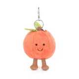 Jellycat APEACH4BC Breloque de sac - Pêche Amuseables - Jellycat vendu par Veille sur toi