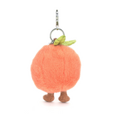 Jellycat APEACH4BC Breloque de sac - Pêche Amuseables - Jellycat vendu par Veille sur toi