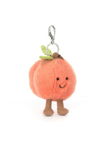 Jellycat APEACH4BC Breloque de sac - Pêche Amuseables - Jellycat vendu par Veille sur toi