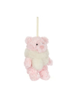 Jellycat BARL6D Décoration à suspendre - Ours Leola avec écharpe - Jellycat vendu par Veille sur toi