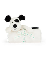 Jellycat BLNK4BCP Peluche Couverture - Chien noir et crème - Jellycat vendu par Veille sur toi