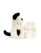 Jellycat STH4BCP Peluche - Doudou chien noir et crème - Jellycat vendu par Veille sur toi