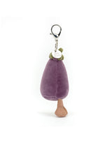 Jellycat VV4ABC Breloque de sac - Aubergine vivacious - Jellycat vendu par Veille sur toi