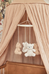 Jollein 002-005-00103 Ciel de lit vintage - Biscuit - Jollein vendu par Veille sur toi