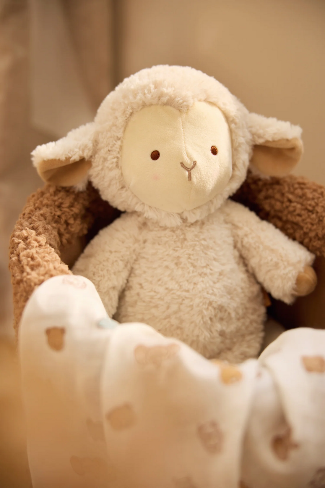 Jollein 037-001-68237 Peluche mouton Sonny - Jollein vendu par Veille sur toi
