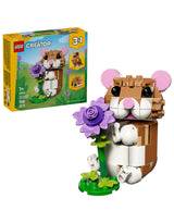 LEGO 31376 Le hamster mignon avec une fleur 3-en-1 - 166 pièces - LEGO vendu par Veille sur toi