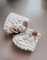 Les Petits Tousi ⚜ Pantoufles en laine - Coton - Les Petits Tousi vendu par Veille sur toi