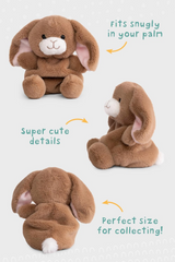 Living Nature AN10PT-BR Peluche Little Snugglies - Lapin brun - Living Nature vendu par Veille sur toi