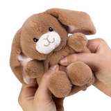 Living Nature AN10PT-BR Peluche Little Snugglies - Lapin brun - Living Nature vendu par Veille sur toi
