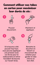 Mae Mae ⚜ MaeMae - Pommegrenade Baume à lèvres avec teinte - Pomme grenade - Mae Mae ⚜ vendu par Veille sur toi