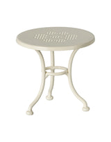 Maileg 11-5106-00 Table à café avec banc double et chaise - Petit - Blanc - Maileg vendu par Veille sur toi