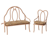 Maileg 11-5127-00 Banc vintage - Mini - Poudre foncé - Maileg vendu par Veille sur toi