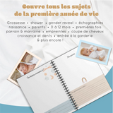 Maison Souvenirs ⚜ LivreNaissance-ChampsdeFleurs Livre de naissance - Champs de fleurs - Maison Souvenirs vendu par Veille sur toi