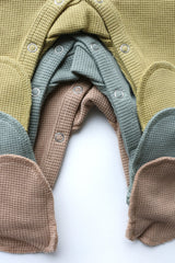 MARKLIEN Organic Waffle Sleepsuit Cappuccino vendu par Veille sur toi