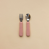 Minika ⚜ EnsembleCuillèreFourchette-Sorbet Ensemble fourchette et cuillère - Minika Sorbet vendu par Veille sur toi