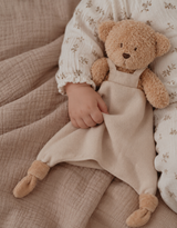 Moonie DBE-CA Peluche doudou - Ourson cappuccino - Moonie vendu par Veille sur toi
