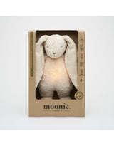 Moonie KSA2 Peluche Sonore en Coton Biologique avec Veilleuse 2.0 - Lapin Sable - Moonie vendu par Veille sur toi