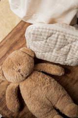 Moonie MCA2 Peluche Sonore en Coton Biologique avec Veilleuse 2.0 - Ourson Cappuccino - Moonie vendu par Veille sur toi