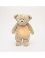 Moonie MSA2 Peluche Sonore en Coton Biologique avec Veilleuse 2.0 - Ourson Sable - Moonie vendu par Veille sur toi