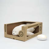 Moonie S-PO Peluche Sonore en Coton Biologique avec Veilleuse 2.0 - Phoque polaire - Moonie vendu par Veille sur toi