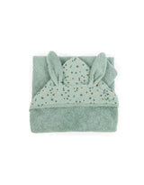 Moulin Roty 678270 Serviette de bain à capuche - Trois petits lapins - Moulin Roty vendu par Veille sur toi