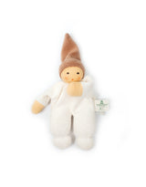 Nanchen Natur 152001 Poupée biologique avec hochet - Nucki bonnet beige - Nanchen Natur vendu par Veille sur toi