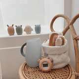 Noüka WD01 Jouet de bain animaux en silicone - Rose/Sable/Feuille/Bleu - Noüka Default vendu par Veille sur toi