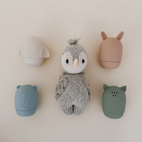 Noüka WD01 Jouet de bain animaux en silicone - Rose/Sable/Feuille/Bleu - Noüka Default vendu par Veille sur toi