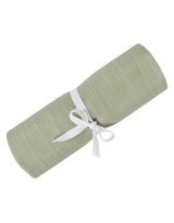 Perlimpinpin ⚜ MS35-KAKI Couverture mousseline de coton - Uni kaki - Perlimpinpin vendu par Veille sur toi