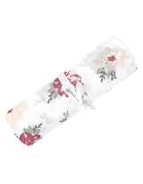 Perlimpinpin ⚜ MS35Z-RO Couverture mousseline de coton - Roses - Perlimpinpin vendu par Veille sur toi