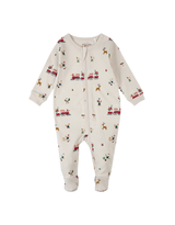 Petit Lem Dormeuse en coton biologique - Atelier du Père Noël - Petit Lem vendu par Veille sur toi