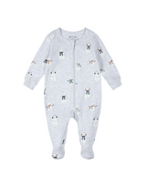 Petit Lem Dormeuse en coton biologique - Bonhomme de neige - Petit Lem vendu par Veille sur toi