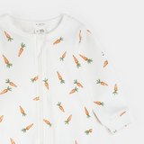 Petit Lem Dormeuse en coton côtelé biologique - Carottes - Petit Lem vendu par Veille sur toi