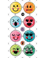 Pico ⚜ PICO-388 Tatouage - Les émojis émotionnels - Pico vendu par Veille sur toi