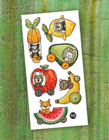 Pico ⚜ PICO-403 Tatouages Temporaires - Les véhicules fruités - Pico vendu par Veille sur toi