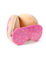Relaxeazzz CUSH318 Oreiller et Masque de Voyage 2-en-1 - Beigne - Relaxeazzz vendu par Veille sur toi