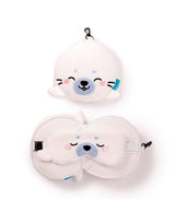 Relaxeazzz CUSH349 Oreiller et Masque de Voyage 2-en-1 - Phoque - Relaxeazzz vendu par Veille sur toi
